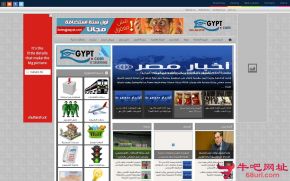埃及网的网站截图