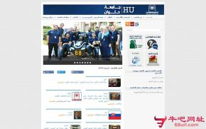 埃及阿勒旺大学的网站截图