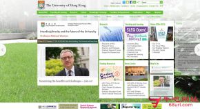 香港大学的网站截图