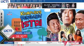 印度尼西亚RCTI电视台的网站截图