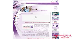 伊朗新经济银行的网站截图