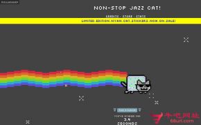 彩虹猫Nyan Cat的网站截图