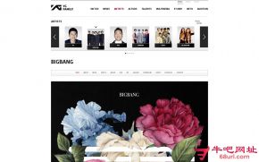 BigBang的网站截图