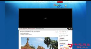 马来西亚缅甸佛寺的网站截图