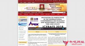 菲律宾棉兰老州立大学的网站截图