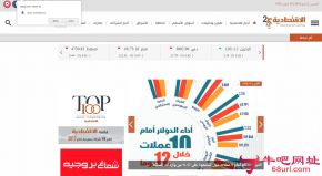 沙特经济日报的网站截图