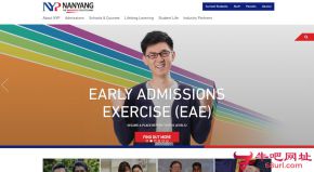 新加坡南洋理工学院的网站截图