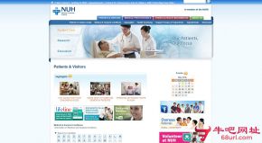 新加坡国立大学医院的网站截图