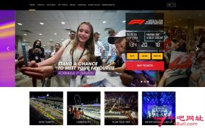 新加坡F1大奖赛的网站截图