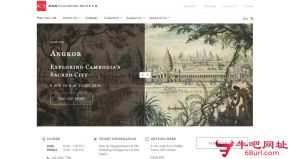 亚洲文明博物馆的网站截图