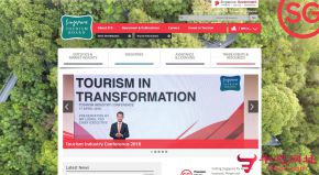 新加坡旅游局的网站截图