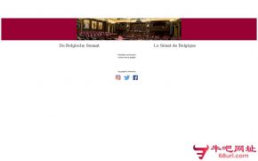 比利时参议院的网站截图