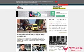 比利时标准报的网站截图