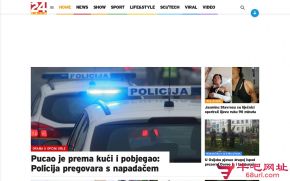克罗地亚24sata报的网站截图
