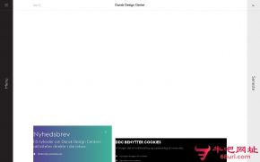 丹麦设计中心的网站截图