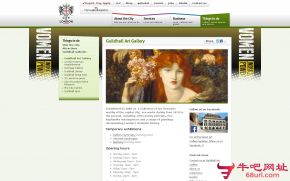 伦敦市政厅艺廊的网站截图