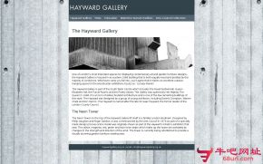 海沃德画廊的网站截图