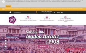 伦敦剧院协会的网站截图
