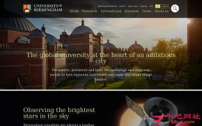伯明翰大学的网站截图
