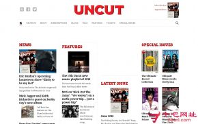 英国Uncut杂志的网站截图