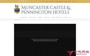 芒卡斯特城堡的网站截图