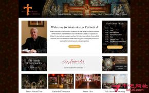 威斯敏斯特主教座堂的网站截图
