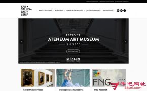 芬兰国家美术馆的网站截图