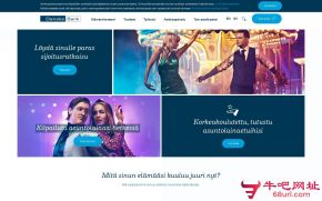 芬兰丹斯克银行的网站截图