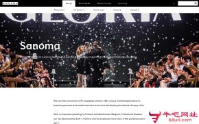芬兰Sanoma传媒集团的网站截图