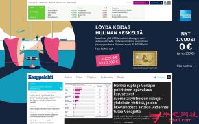 芬兰商报的网站截图