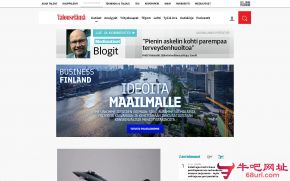芬兰经济学杂志的网站截图