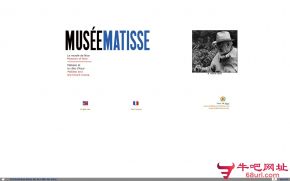 马蒂斯博物馆的网站截图