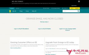 法国Orange公司的网站截图