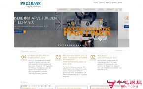 德国中央合作银行的网站截图
