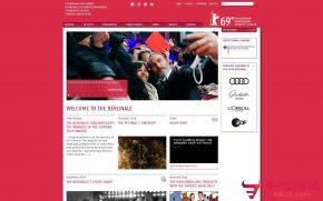 柏林国际电影节的网站截图