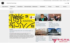 德国联邦议院的网站截图