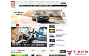 德国汽车画报的网站截图