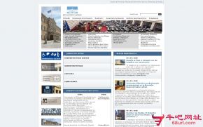 希腊议会的网站截图