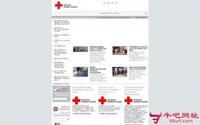 希腊红十字会的网站截图