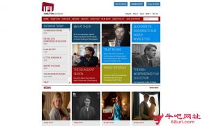 爱尔兰电影协会的网站截图