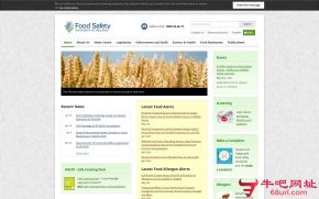 爱尔兰食品安全局的网站截图