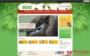 都柏林动物园的网站截图