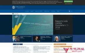 意大利中央银行的网站截图