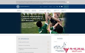 意大利中期银行的网站截图