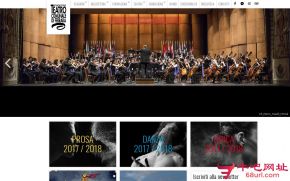 佛罗伦萨市立歌剧院的网站截图