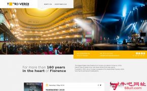 佛罗伦萨威尔第歌剧院的网站截图