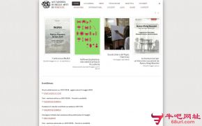 佛罗伦萨美术学院的网站截图