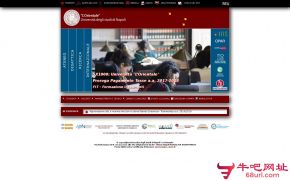 意大利那不勒斯东方大学的网站截图