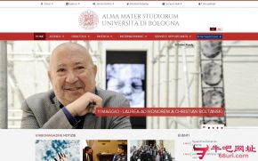 波洛尼亚大学的网站截图
