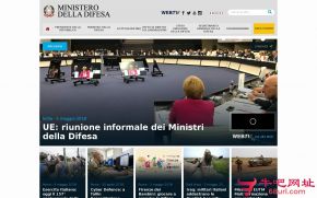 意大利国防部的网站截图